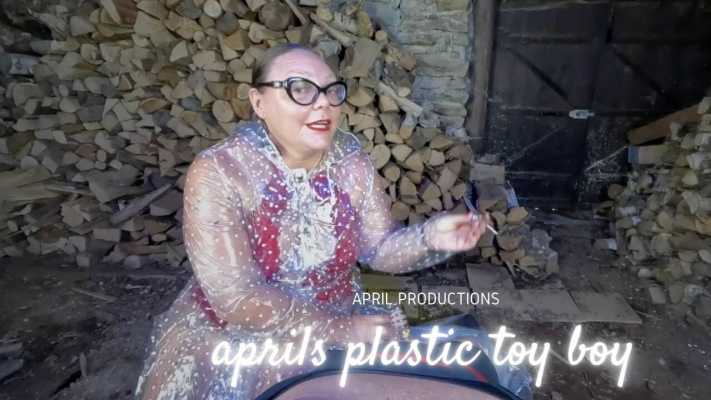 Mistress April's Kinky Plastic Fetish Play - Image 3