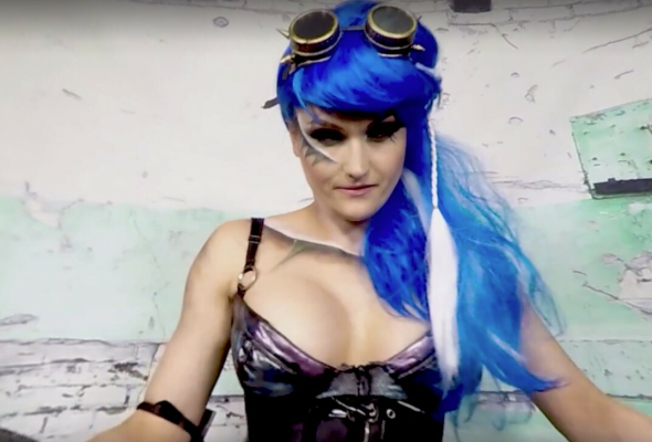 Barbara Bieber in warrior cosplay outfit 397 - Image 1