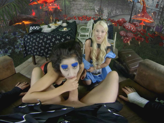 Sexy Alice Cosplay Threesome with Darcia Lee - Image 3
