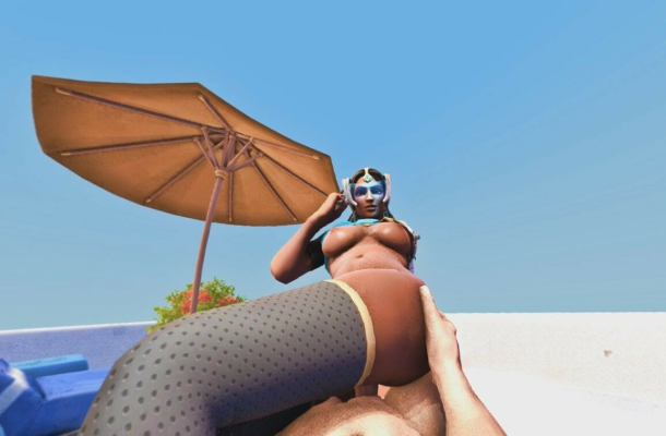 Symmetra Beach Fantasy: Erotic 4K Parody - Image 4