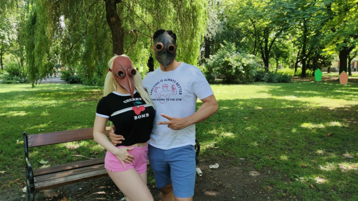 Magical Coronavirus Mask – Part 1 - Little Bush Smothered in Semen - Image 3