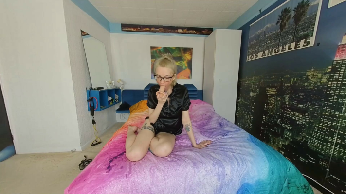 Masha Mitten Intense Anal Dildo Play in 4K - Image 1