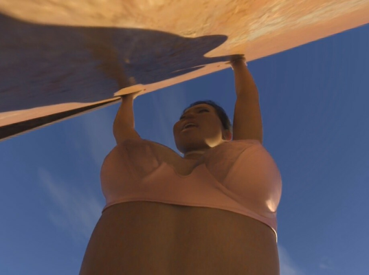 Erotic CGI Body Scan in Stunning Clouds - Image 2