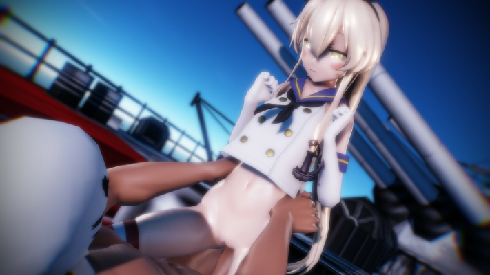 Kantai Collection - Shimakaze Cowgirl Ship Riding (A XXX Parody) - Image 1