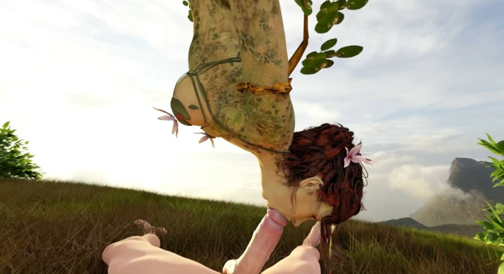 Arkham Knight - Poison Ivy Spinning Blowjob while Hanging from a Tree (A XXX Parody) - Image 4