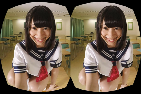 Serizawa Yuzu in Hot After School VR Action - Image 1