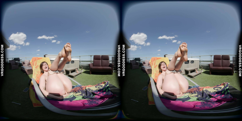 Melonie Oiled Up Sunbathing Finger Masturbating Her Pussy And Asshole Outdoors - Image 5