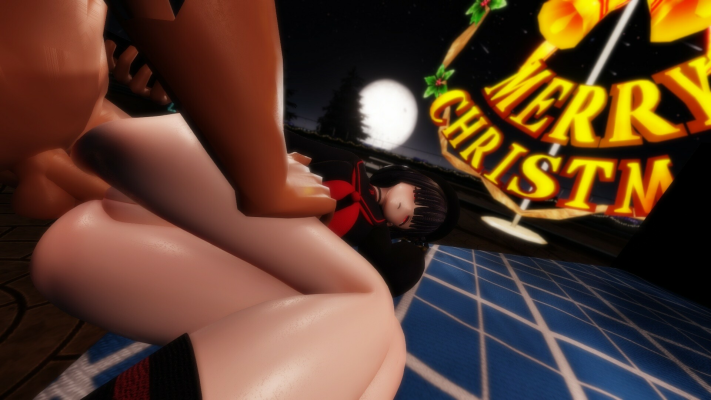 Justice Mob Chan Xmas Eve VR Parody Thrill - Image 3