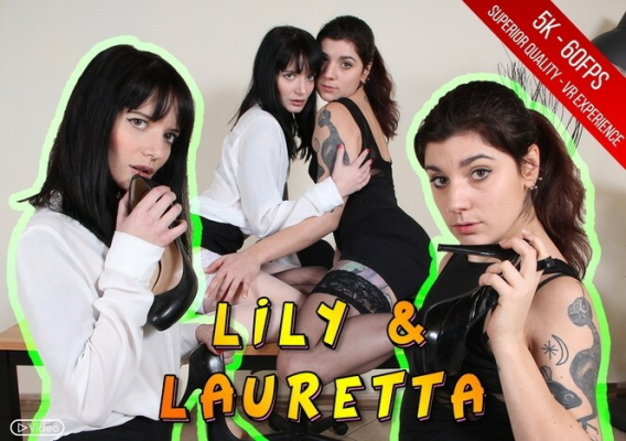 Sensual Lauretta and Lillyy Luna Lesbian Tease - Image 3