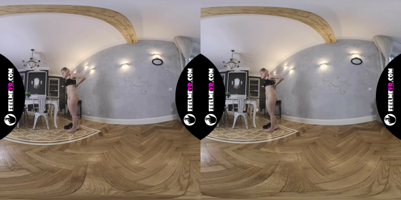Leyla First In Her Life Naked At Camera Vr3d Backstage - Image 1