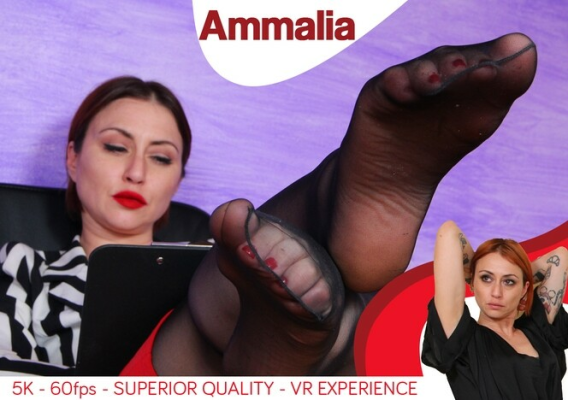 Ammalia Seduces in Hot HR Interview VR - Image 4