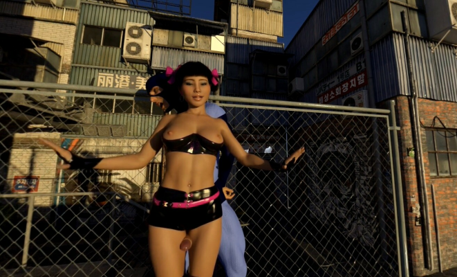 Thighjob Surprise: Hentai Vixen Traps Superhero - Image 2