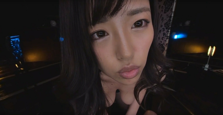 Rika Tsubaki's Sensual Boobs Embrace in 4K VR - Image 1