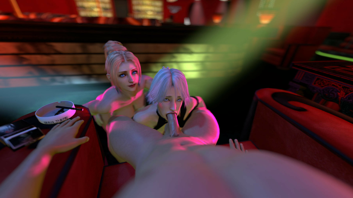 Christie and Rachel in Wild Feline Taming Parody - Image 2